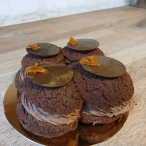 Chocolate and Blood Orange Paris Brest (Large)